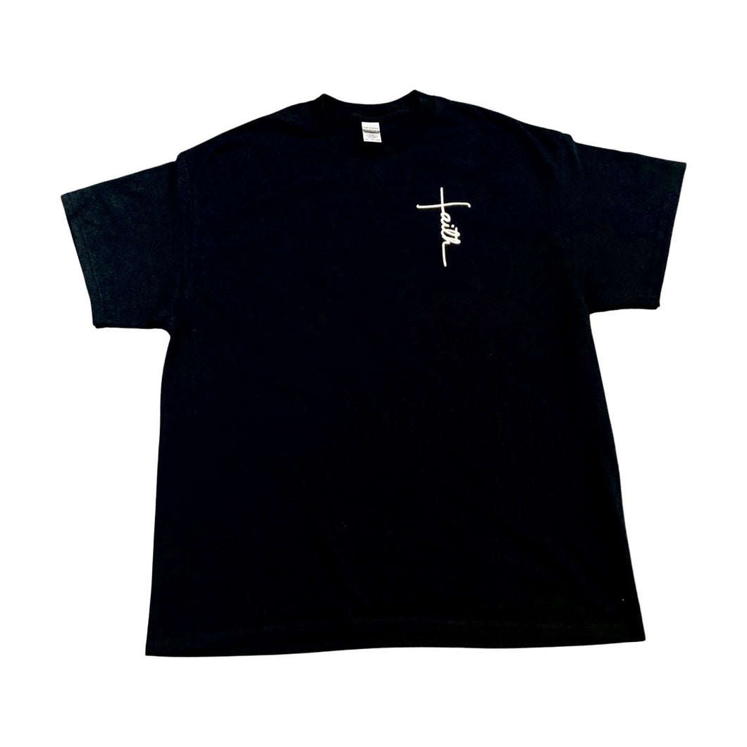 Faith Cross T-shirt Black