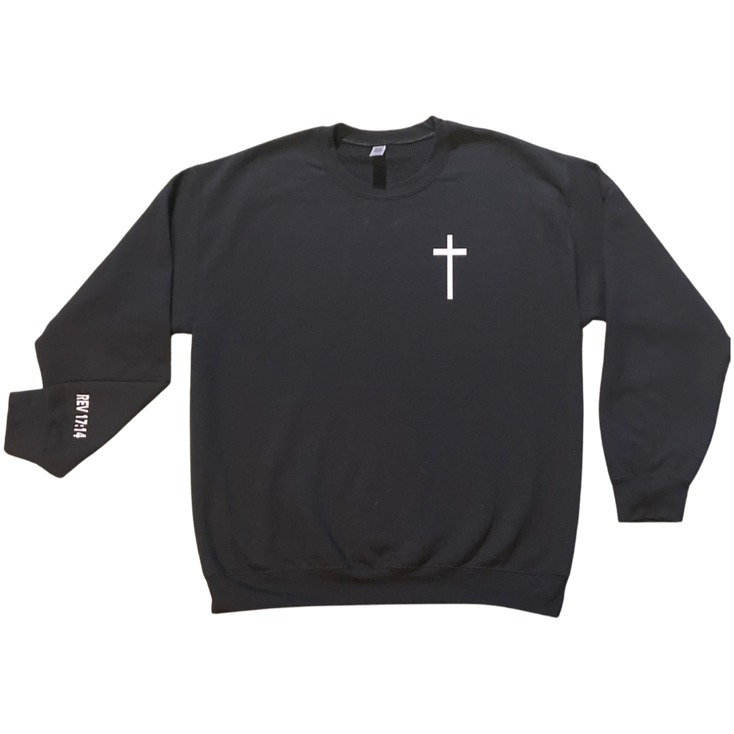 Black Crew Neck JESUS IS KING Sweater