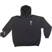 Load image into Gallery viewer, Black Hoodie Jesus is King
